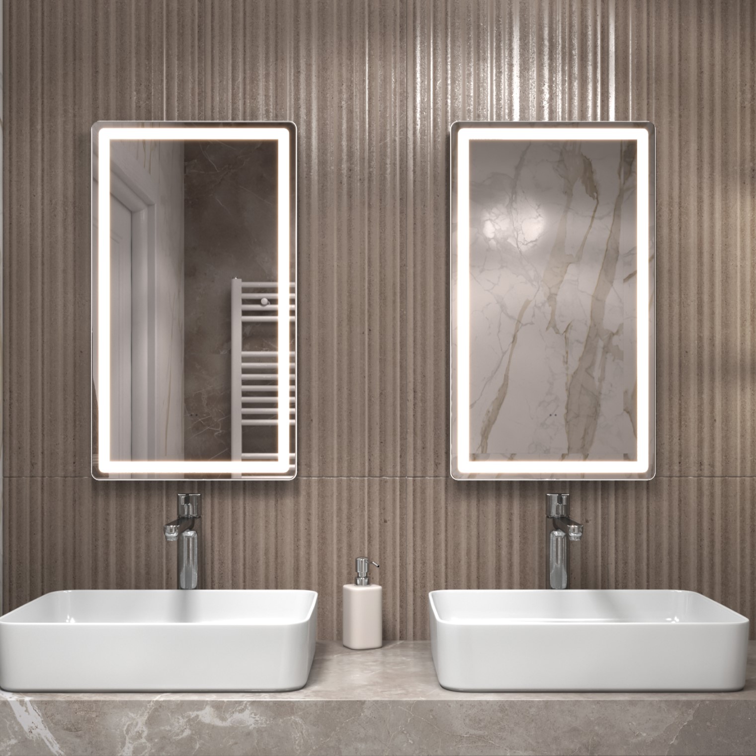 Зеркало из коллекции мебели для ванной комнаты